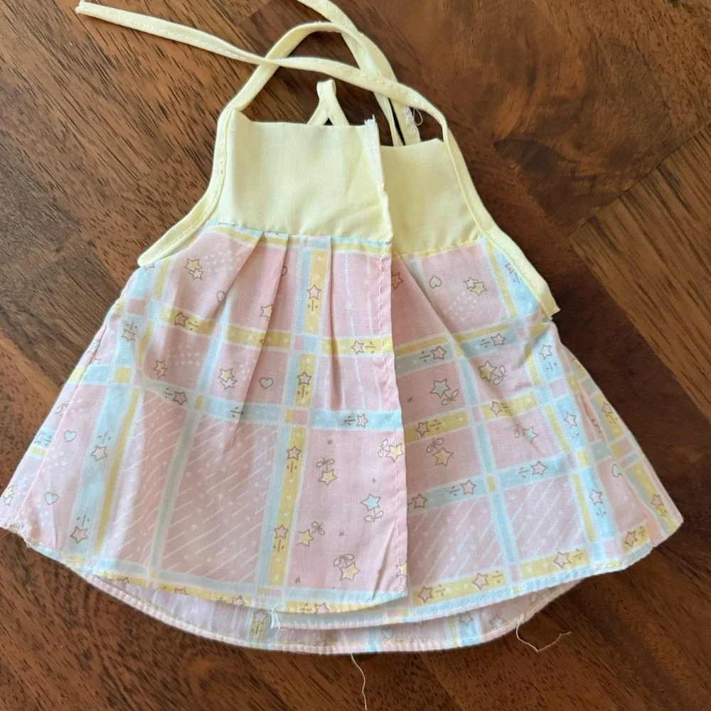 16 Piece Vintage Doll Clothes Lot Dresses Rompers 1980s